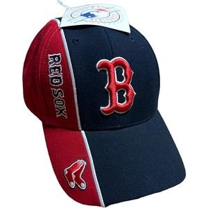 Boston Red Sox Hat MLB Twins Enterprise Rare Style Adjustable Baseball Cap NWT